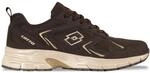 Sneaker LOTTO, Herren, Gr. 36, braun (schwarz braun, taupe), Kunstfaser, Synthetik,