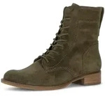 Schn&uuml;rstiefelette GABOR "Schn&uuml;rstiefelette", Damen, Gr. 35, gr&uuml;n, Schuhe