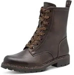 Schn&uuml;rstiefelette TAMARIS, Damen, Gr. 37, Synthetik Textil, braun (mokka),