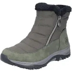 Winterboots RIEKER, Damen, Gr. 38, Warmfutter, gr&uuml;n (khaki), Lederimitat,...