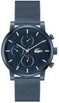 Multifunktionsuhr LACOSTE "Replay", blau (blau, silberfarben, blau), Armbanduhren,