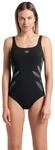 Badeanzug ARENA "W ARENA SWIMSUIT MILENA WING BACK C CUP", Damen, Gr. 48, N-Gr,