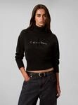 Calvin Klein Rollkragenpullover Rollkragen, breites B&uuml;ndchen, Regular Fit,