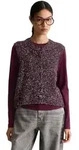 Strickweste MARC O'POLO DENIM "aus Baumwoll-Schurwolle-Mix", Damen, Gr. XS, lila