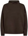 FREEQUENT Langarmshirt "FQBRODY-TEE" mit Stehkragen / Viskose-Stretch