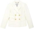 Sakko PHILIPP PLEIN "Blazer", Jungen, Gr. 4, wei&szlig; (01, wei&szlig;), Obermaterial: 45%