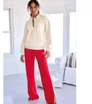 Loungehose BENCH. LOUNGEWEAR, Damen, Gr. 44/46, N-Gr, rot, Sweatware,...