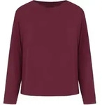 Pyjama HUNKEM&Ouml;LLER "Top Jersey Essential", Damen, Gr. XS, lila, 92% Viskose, 8%