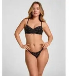 Hipster HUNKEM&Ouml;LLER "Brazilian Iris", Damen, Gr. XS, schwarz, 69% Polyamid, 16%