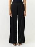 Y.A.S Anzughose "YASPELLA HW WIDE PANTS S. NOOS" mit Stretch, gl&auml;nzend