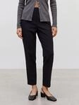 Vero Moda Anzughose "VMZOEY MW TAPERED PANT NOOS" Materialmix