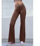 Jazzpants LASCANA ACTIVE, Damen, Gr. XL (48/50), N-Gr, braun, Obermaterial: 82%