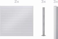 Alberts Dichtzaun "Palitio, Profilh&ouml;he 150 mm" Aluminium, verschiedene Dekore...