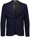 Anzugsakko LINDBERGH "Sakko Relaxed Fit", Herren, Gr. 48, blau (dk blau mel),