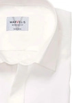 MARVELIS Langarmhemd Umschlagmanschette, New-Kentkragen, modern fit, b&uuml;gelfrei