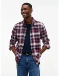 Flanellhemd TOMMY JEANS "REGULAR FLANNEL CHECK SHIRT", Herren, Gr. XXXL (60/62),