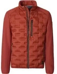 Langjacke CASAMODA "CASAMODA Materialmixjacke uni", Herren, Gr. XXL, rot, 100%