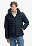 Steppjacke SUPERDRY "HOOD FUJI MIDWEIGHT PADDED JKT", Herren, Gr. S, navy blazer,