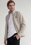 Fellimitatjacke STREET ONE MEN, Herren, Gr. 3XL, beige (antique beige),
