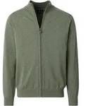 Strickjacke CASAMODA "CASAMODA Strickjacke uni", Herren, Gr. M, apfelgr&uuml;n, 100%