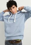 Strickpullover PEPE JEANS "Strickjacke JASPER MELANGE HOODIE", Herren, Gr. S, blau
