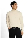 Rollkragenpullover TOM TAILOR, Herren, Gr. XXL, beige (gardenia wei&szlig;), Strick,