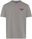 HUGO T-Shirt "Nesptee" Rundhalsausschnitt, Regular Fit, reine Baumwolle