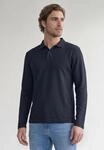 Poloshirt STREET ONE MEN, Herren, Gr. 3XL, schwarz (schwarz ink blau), Web, 95%