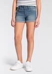 KangaROOS Shorts ", Jeans-Shorts mit Stretch f&uuml;r M&auml;dchen", mit Logo-Stickerei
