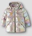 Steppjacke NAME IT "NMFMOLINA PUFFER JACKET SHINY1", M&auml;dchen, Gr. 92, bunt (fungi),