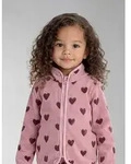 Fleecejacke NAME IT "NMFOLAJAS NREG FLEECE JACKET", M&auml;dchen, Gr. 92, rosa (mauve