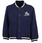 Sweatjacke BLUE SEVEN, Jungen, Gr. 98, blau (nachtblau), angeraute Sweatware,