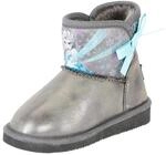 Schlupfboots DISNEY "Frozen", M&auml;dchen, Gr. 25, gef&uuml;ttert w&auml;rmend, grau, Synthetik,