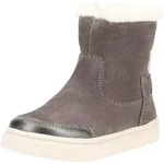 Stiefelette GEOX "Geox Stiefelette Veloursleder", Damen, Gr. 24, grau...