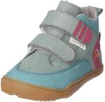 qnuffs Barfu&szlig;schuh "Kastanie" Klettschuh, mit Namensschild an der Ferse, k&uuml;rzbarer