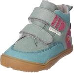 Barfu&szlig;schuh QNUFFS "Kastanie", Jungen, Gr. 22, Textil, grau, Velourslederimitat,