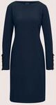 Midikleid MADELEINE "Kleid Jerseykleid mit Nietendetail am &Auml;rmel", Damen, Gr. 34,