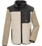 Fleecejacke KILLTEC "KOW 143 BYS FLC JCKT", Jungen, Gr. 152, beige (stein),