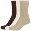 Camano Socken 3 Paar, mit weichem Rippbund