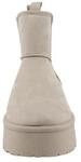 Winterstiefel TOM TAILOR "Tom Tailor Stiefeletten", Damen, Gr. 36, beige (ice),