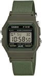 Chronograph, gr&uuml;n (khaki, silberfarben), CASIO TIMELESS COLLECTION, Armbanduhren,