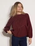 Apricot Blusentop "Crochetbluse" mit Blumenstickerei