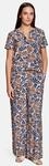 Schlupfbluse BETTY & CO "Damen kurzarm", Damen, Gr. 36, bunt (nature, braun),