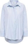 ONLY Hemdbluse "ONLOREGON ALVA LS REG SHIRT NOOS WVN" Materialmix, regular fit