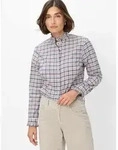 Brax Klassische Bluse "Style VICTORIA" Flanell: Bluse im Baumwollmix