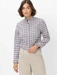 Klassische Bluse BRAX "Style VICTORIA", Damen, Gr. 38, bunt (dunkellila), Web, 61%