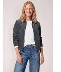Blouson CECIL, Damen, Gr. XS (36), grau (stone ash grau), Web, 65% Baumwolle,...