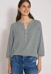 Shirtbluse CECIL, Damen, Gr. L (42), gr&uuml;n (khaki), Stoff, 100% Viskose, gestreift,