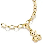 Charm-Einh&auml;nger THOMAS SABO "Teddyb&auml;r-Design, Zirkonia, Einh&auml;nger f&uuml;r