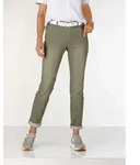 5-Pocket-Jeans CASUAL LOOKS, Damen, Gr. 38, Normalgr&ouml;&szlig;en, gr&uuml;n (khaki), 72%